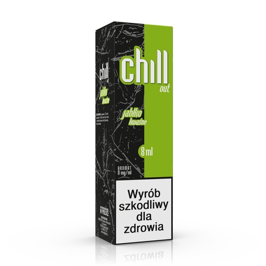 CHILL OUT Jabłko kwaśne Longfill 8/10ml -zdjęcie numer 1