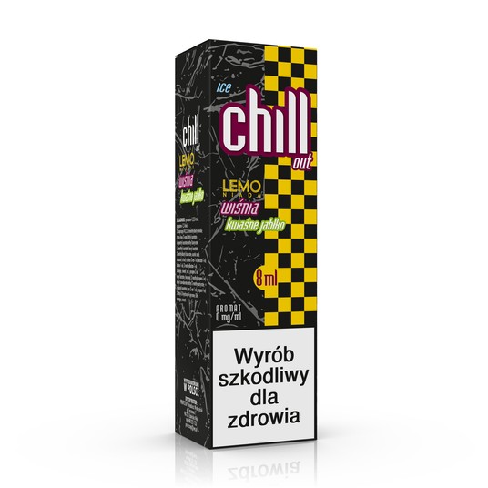 CHILL OUT Lemon wiśnia kw jabł ice Longfill 8/10ml -zdjęcie numer 1