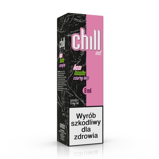 CHILL OUT LICZI, LIMONKA CZARNY BEZ Longfill 8/10 -zdjęcie numer 1