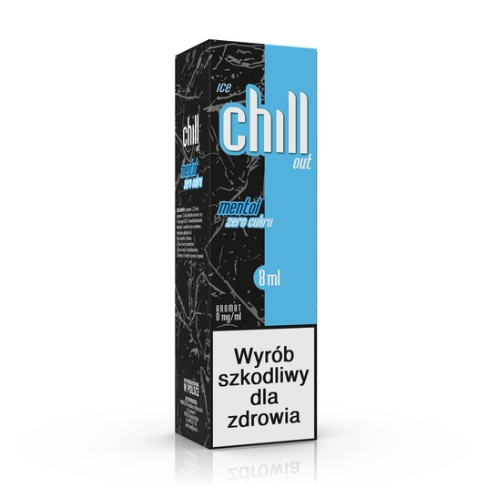 CHILL OUT MENTOL ZERO CUKRU ICE Longfill 8/10ml -zdjęcie numer 1