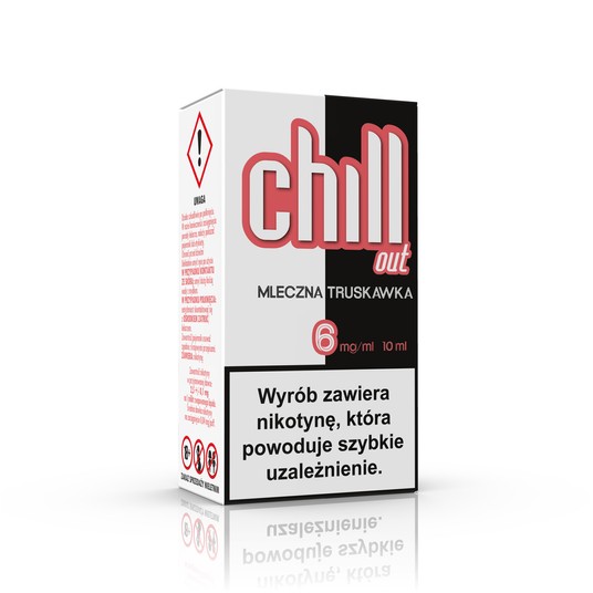 CHILL OUT Mleczna truskawka 6 mg/ml 10ml -zdjęcie numer 1