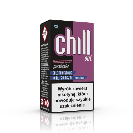 CHILL OUT SALT Winogrono porzeczk ICE 20mg/ml 10ml -zdjęcie numer 1
