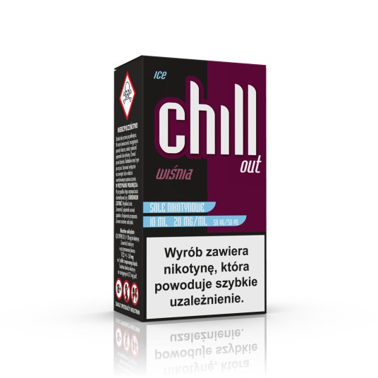 CHILL OUT SALT Wiśnia ICE 20mg/ml 10ml -zdjęcie numer 1