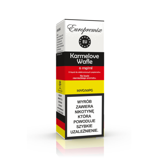 Europremix Karmelowe Wafle 6 mg/ml 10 ml -zdjęcie numer 1