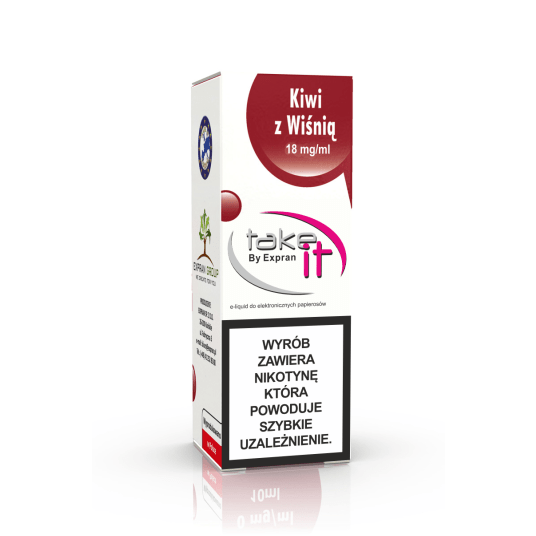 Kiwi z wiśnią Take It 18 mg/ml 10ml -zdjęcie numer 1