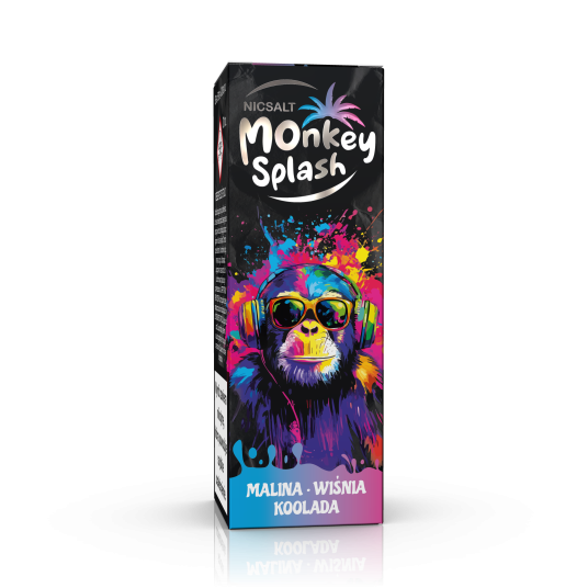 Monkey Splash Malina Wiśnia Koolada 20 mg/ml 10ml -zdjęcie numer 1