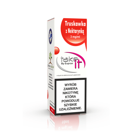 Truskawka z Nektarynką Take It 3 mg/ml 10ml -zdjęcie numer 1