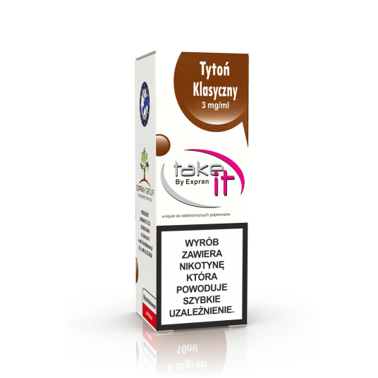 Tytoń Klasyczny Take It 3 mg/ml 10ml -zdjęcie numer 1
