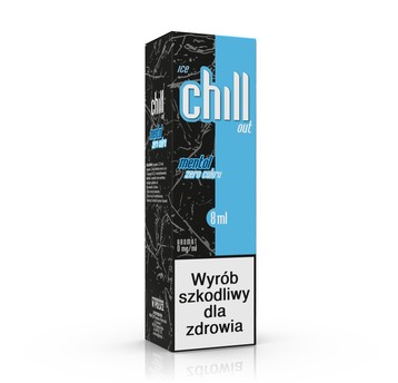 CHILL OUT MENTOL ZERO CUKRU ICE Longfill 8/10ml