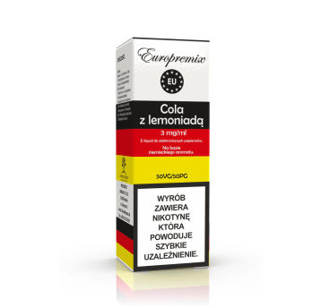 Europremix Cola z lemoniada 3 mg/ml 10 ml
