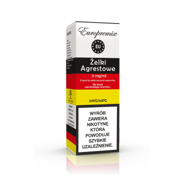 Europremix Żelki Agrestowe 3 mg/ml 10 ml
