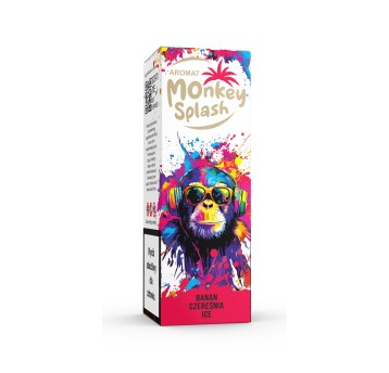 Monkey Splash banan czereśnia ice Longfill 8/10ml