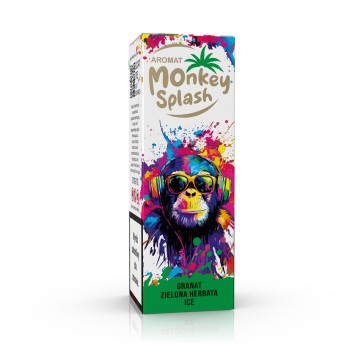 Monkey Splash Granat ziel herb ice Longfill 8/10ml
