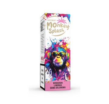 Monkey Splash winogron limon guma Longfill 8/10ml